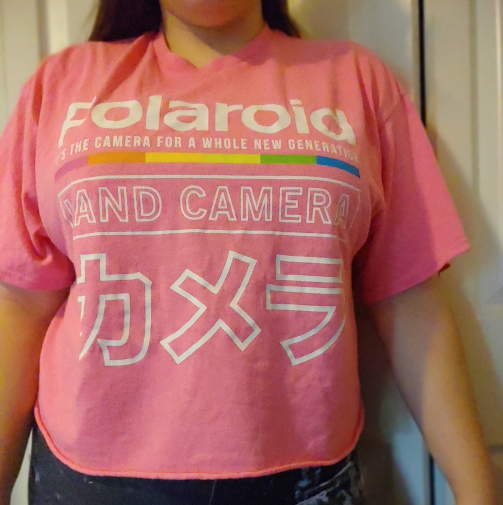 Poloaroid crop top